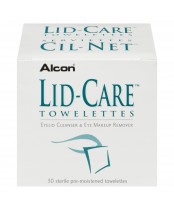 Alcon Lid-Care Eyelid Cleanser & Eye Makeup Remover Towelettes